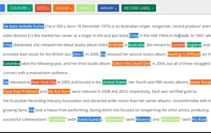 Text Labeling Service